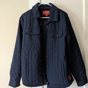 Eastern Mountain Sports (EMS) Navy Quilted Shirt Jacket (S)